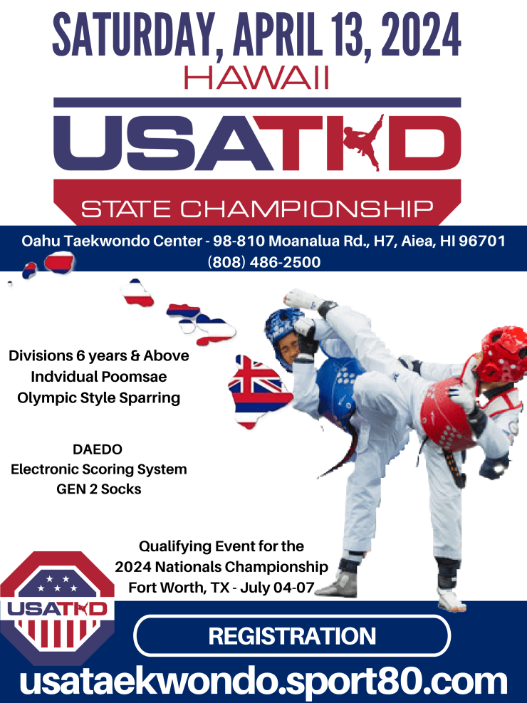 USA Taekwondo 2024 USATKD Hawaii State Championships